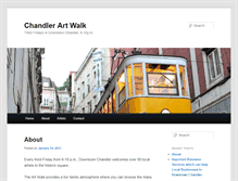 Tablet Screenshot of chandlerartwalk.com